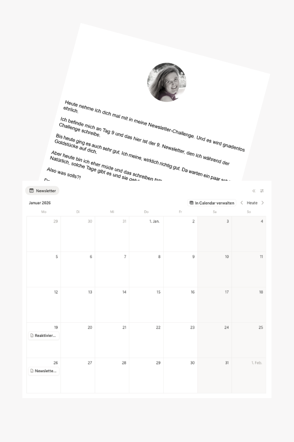 Einblick in Newsletter